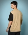 Shop Men's Brown The Stark Graphic Printed Oversized T-shirt