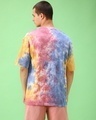 Shop Men's Blue & Pink Tie & Dye Oversized T-shirt-Design