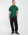 Shop Men's Verdant Green Hoodie T-shirt-Full