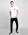 Shop Men's White Bounty Hunter Graphic Printed T-shirt-Full