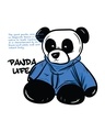 Shop Men's White Panda Life Graphic Printed Hooded T-shirt-Full