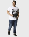 Shop Men's White Ganjutsu Graphic Printed Plus Size T-shirt-Design