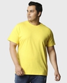 Shop Pack of 2 Men's White & Yellow Plus Size T-shirt-Design