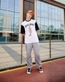 Shop Men's White Wile Striped Oversized T-shirt-Design