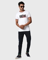 Shop Men's White Vengeance Typography T-shirt-Design