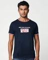 Shop Men Will Be.. Crewneck Varsity Rib T-Shirt Multicolor-Front