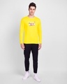 Shop Men Will Be.. Full Sleeve T-Shirt Pineapple Yellow-Design