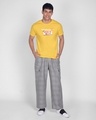 Shop Men Will Be.. Half Sleeve T-Shirt Happy Yellow-Design