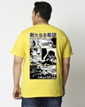 Shop Men's Yellow Star Wars Graphic Printed Plus Size T-shirt-Design