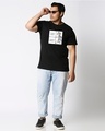 Shop Men's Black Eat Diet (TJL) Graphic Printed Plus Size T-shirt-Full
