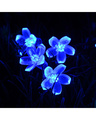 Shop 20 LED 4 Meter Blue Blossom Flower Fairy Decoration Lights-Full