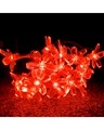 Shop 20 LED 4 Meter Red Blossom Flower Fairy Decoration Lights-Front