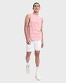 Shop Men's Pink Tie & Dye Deep Armhole Oversized Vest-Full