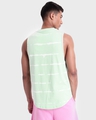 Shop Men's Green Tie & Dye Deep Armhole Oversized Vest-Design