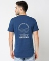 Shop Mens True Indigo Skate Cut Printed  Oversized T-shirt-Design