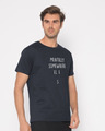 Shop Mentally Somewhere Else Half Sleeve T-Shirt-Design