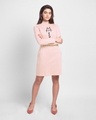 Shop Meow 2.0 High Neck Pocket Dress Baby Pink-Design