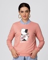 Shop Meowsic Fleece Light Sweatshirt-Front