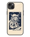 Shop Meowstronaut Premium Glass Cover for Apple iPhone 15 Plus-Front