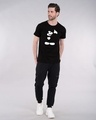 Shop Merged Mickey Glow In Dark Half Sleeve T-Shirt (DL) -Full