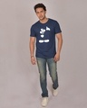 Shop Merged Mickey Glow In Dark Half Sleeve T-Shirt (DL) -Full