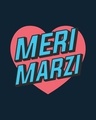 Shop Meri Marzi Half Sleeve Printed T-Shirt Navy Blue