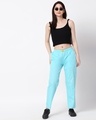 Shop Merlin Blue Plain Pyjama-Full