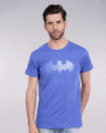 Shop Metallic Batman Glow In Dark Half Sleeve T-Shirt (BML) -Front