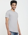 Shop Meteor Grey Apple Cut Half Sleeve T-Shirt-Design