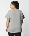 Shop Women's Meteor Grey Plus Size Boyfriend T-shirt-Full
