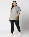 Shop Women's Meteor Grey Plus Size Boyfriend T-shirt-Full