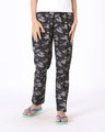 Shop Meteor Grey Camouflage All Over Printed Pyjamas-Front