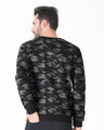 Shop Meteor Grey Camouflage Crew Neck Sweatshirt-Design