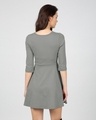 Shop Meteor Grey Flared Dress-Full