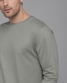 Shop Meteor Grey Fleece Light Sweatshirt