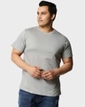 Shop Men's Meteor Grey Plus Size T-shirt-Front
