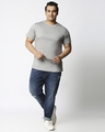 Shop Men's Meteor Grey Plus Size T-shirt-Full