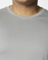 Shop Men's Meteor Grey Plus Size T-shirt