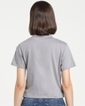 Shop Women's Meteor Grey Slim Fit Snug Blouse-Design