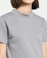 Shop Women's Meteor Grey Slim Fit Snug Blouse