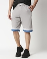 Shop Meteor Grey Men's Varsity Shorts-Front