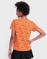 Shop Women's Orange All Over Mickey Printed T-shirt-Design