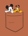 Shop Mickey And Pluto Boyfriend T-Shirt (DL)