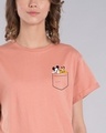 Shop Mickey And Pluto Boyfriend T-Shirt (DL)-Front