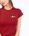 Shop Mickey And Pluto Half Sleeve T-shirt (DL)-Front