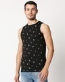 Shop Men's Black Mickey AOP Vest-Design