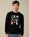 Shop Mickey Blocks Fleece Light Sweatshirt (DL)-Front