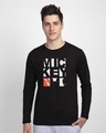 Shop Mickey Blocks Full Sleeve T-Shirt (DL)-Front