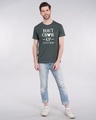 Shop Mickey Don't Grow Up Half Sleeve T-Shirt (DL)-Full