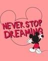 Shop Mickey Dreaming Boyfriend T-Shirt (DL)